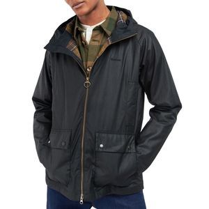 Barbour Men’s Domus Hooded Wax Waterproof Jacket Size 3X